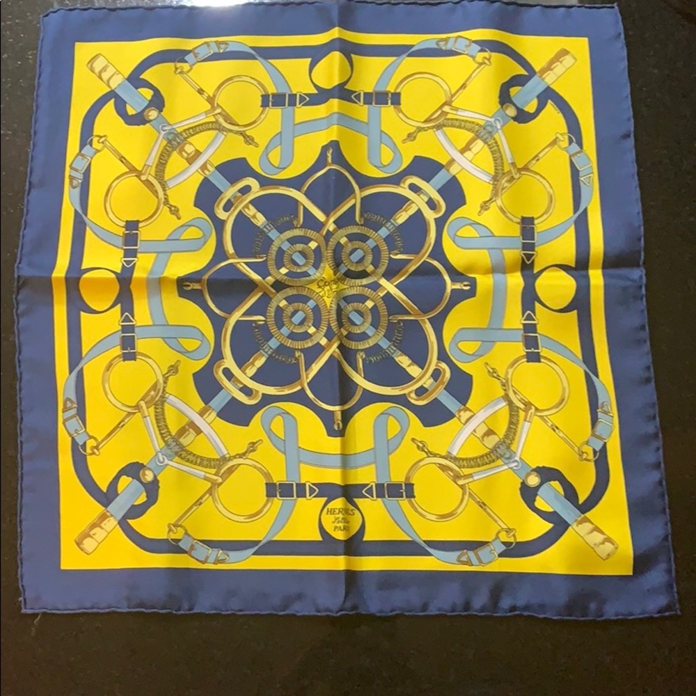 Authentic Vintage Hermès Women’s Scarf 16”x16”